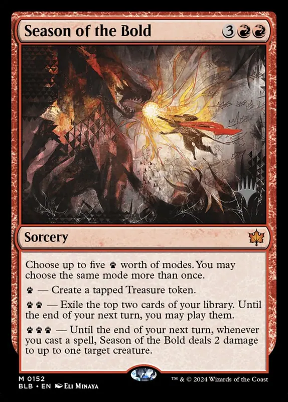 Season of the Bold [Bloomburrow Promos]