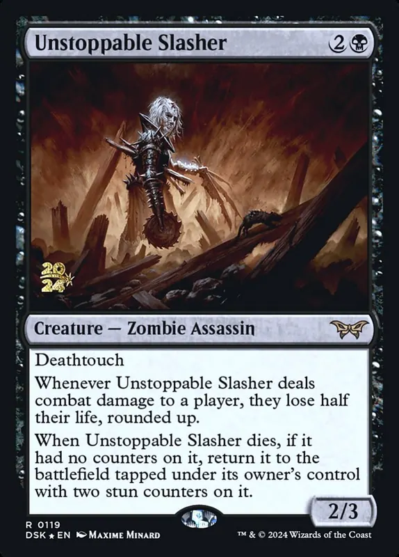 Unstoppable Slasher [Duskmourn: House of Horror Promos]