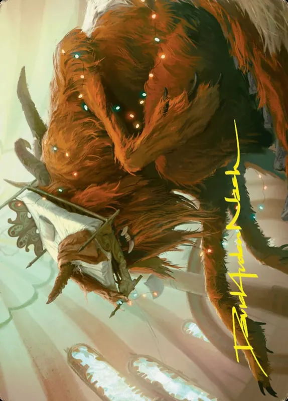 Bedhead Beastie // Bedhead Beastie [Duskmourn: House of Horror Art Series]