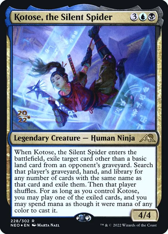 Kotose, the Silent Spider [Kamigawa: Neon Dynasty Promos]