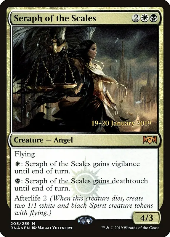 Seraph of the Scales [Ravnica Allegiance Promos]