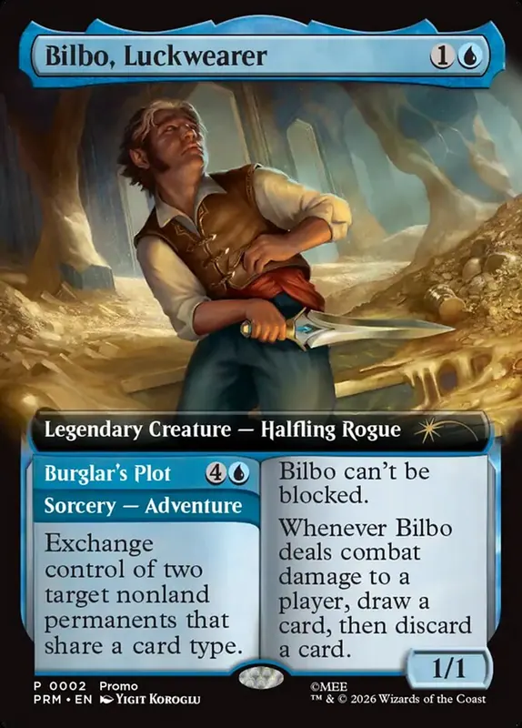 Bilbo, Luckwearer // Burglar's Plot [Wizards Play Network 2026]