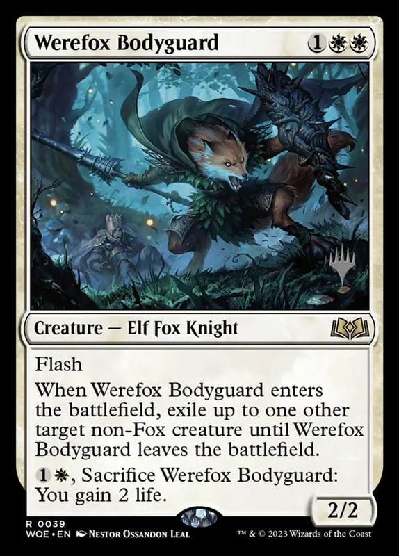 Werefox Bodyguard [Wilds of Eldraine Promos]