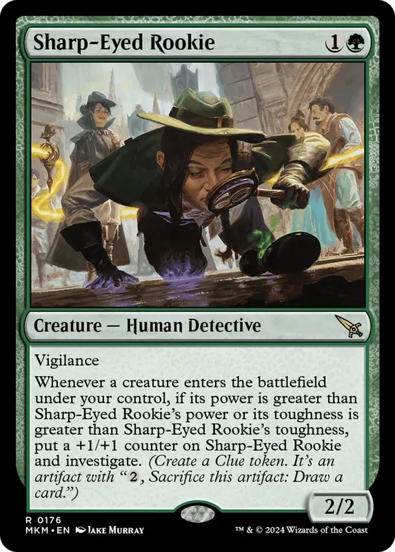 Sharp-Eyed Rookie [Murders at Karlov Manor] - Español