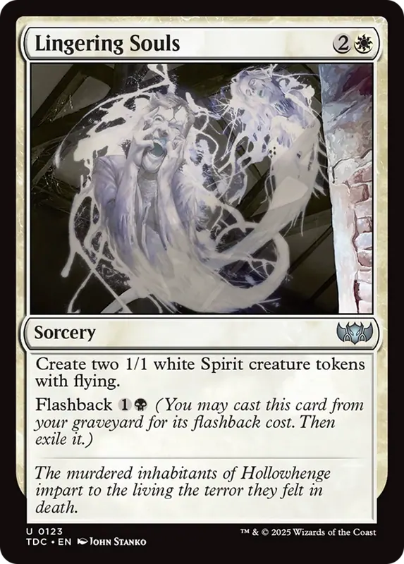 Lingering Souls [Tarkir: Dragonstorm Commander]