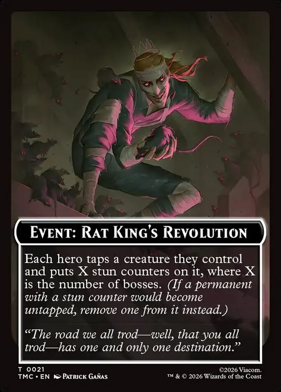 Event: Rat King's Revolution [Teenage Mutant Ninja Turtles Eternal Tokens]