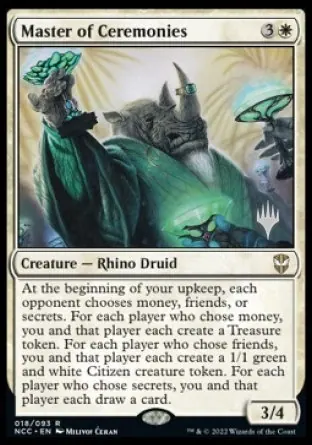 Master of Ceremonies (Promo Pack) [Streets of New Capenna Commander Promos] - Español