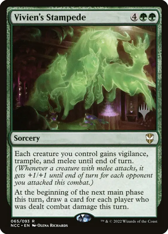 Vivien's Stampede [New Capenna Commander Promos]