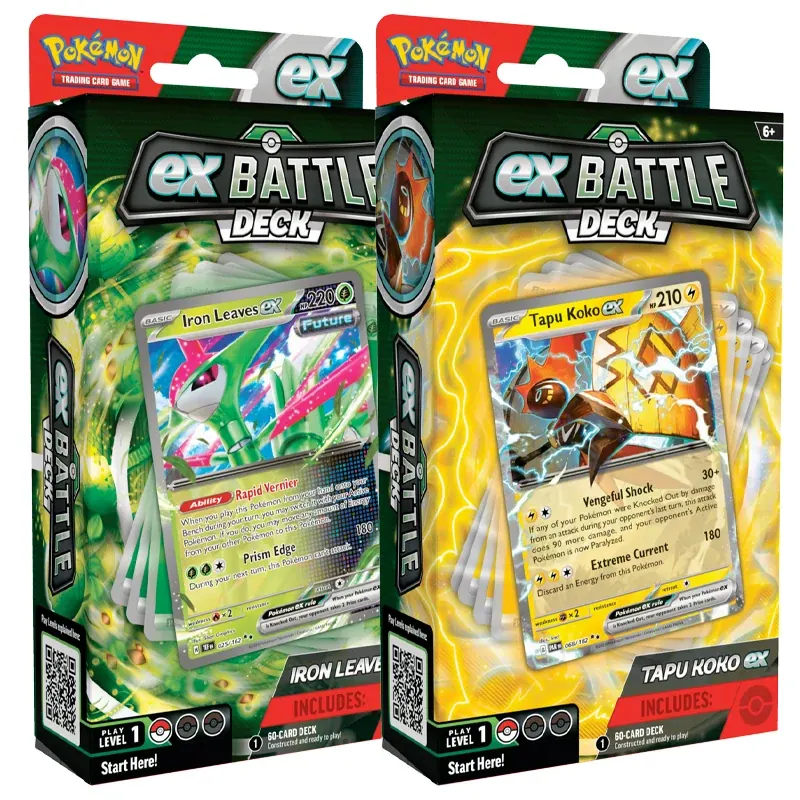 Pokémon - Tapu Koko ex/Iron Leaves ex Battle Deck - Español