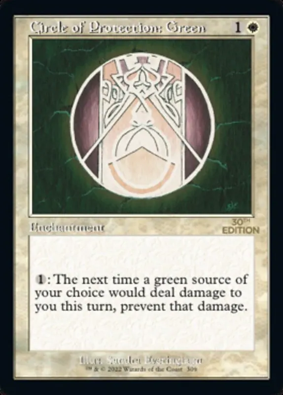 Circle of Protection: Green (Retro) [30th Anniversary Edition]