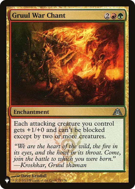 Gruul War Chant [The List]