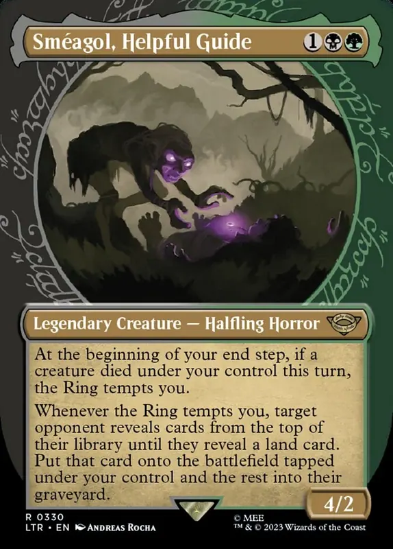 Smeagol, Helpful Guide (Showcase Ring Frame) - Español [The Lord of the Rings: Tales of Middle-Earth]