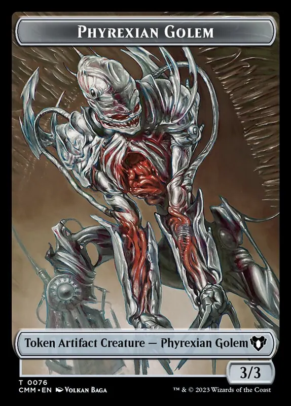 Phyrexian Golem [Commander Masters Tokens]