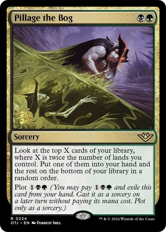 Pillage the Bog - Español [Outlaws of Thunder Junction Prerelease Promos]