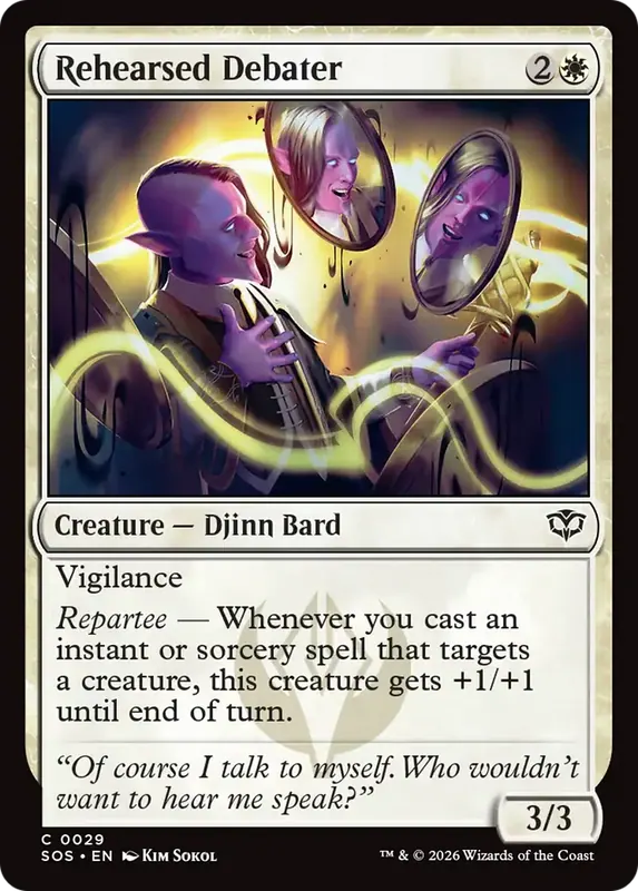 Rehearsed Debater [Secrets of Strixhaven]