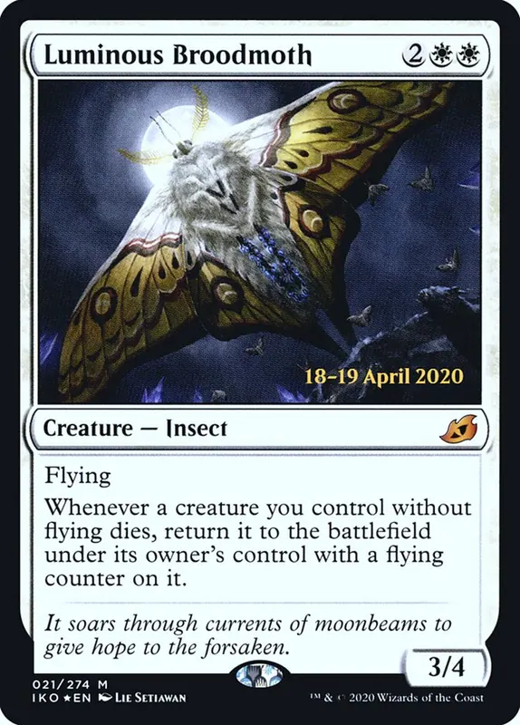 Luminous Broodmoth [Ikoria: Lair of Behemoths Promos]