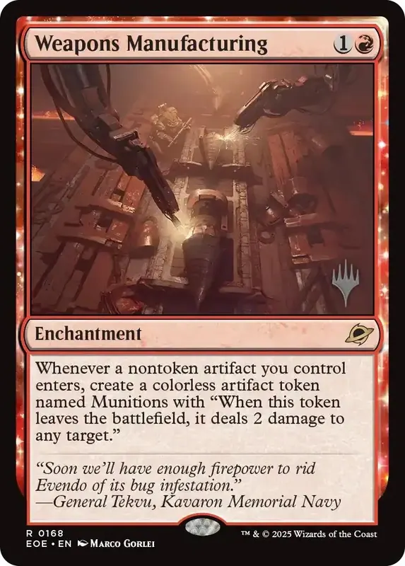 Weapons Manufacturing (Promo Pack) [Edge of Eternities Promo Pack]