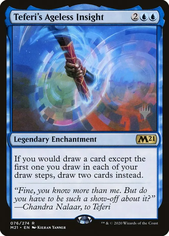 Teferi's Ageless Insight (Promo Pack) [Core Set 2021 Promos] - Español