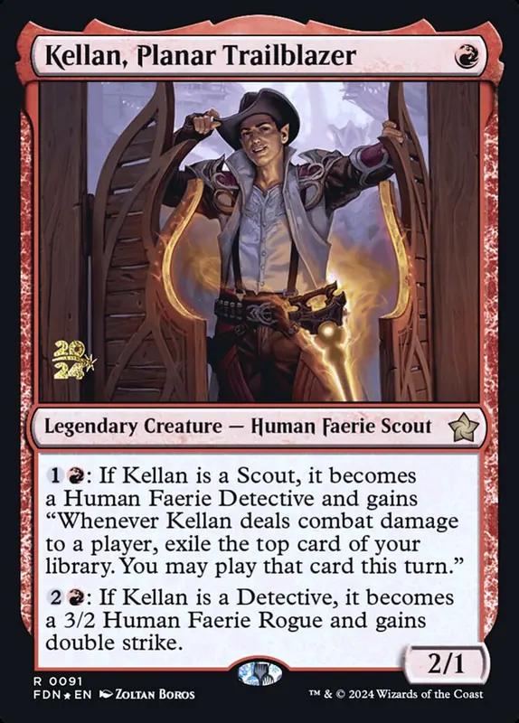 Kellan, Planar Trailblazer [Foundations Promos]