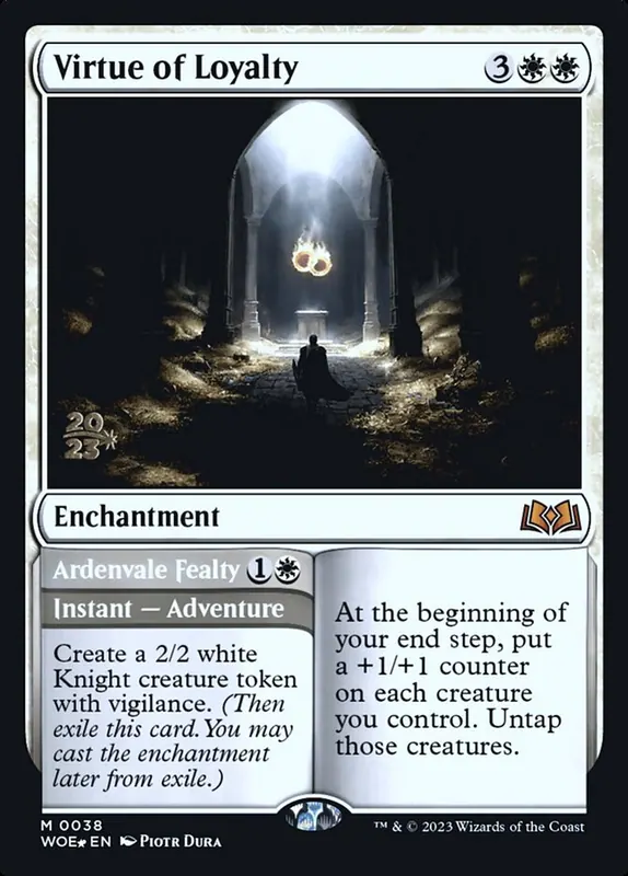 Virtue of Loyalty // Ardenvale Fealty [Wilds of Eldraine Promos]