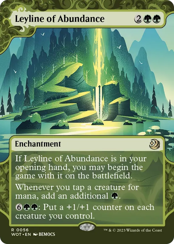 Leyline of Abundance - Español [Wilds of Eldraine: Enchanting Tales]