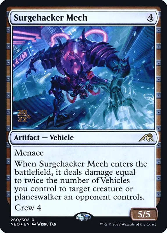 Surgehacker Mech [Kamigawa: Neon Dynasty Promos]