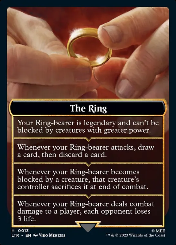 The Ring // The Ring Tempts You [Tales of Middle-earth Tokens]