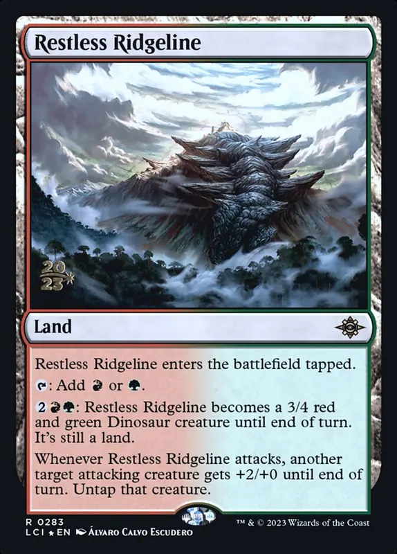 Restless Ridgeline [The Lost Caverns of Ixalan Promos]