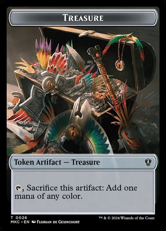 Treasure [Murders at Karlov Manor Commander Tokens]