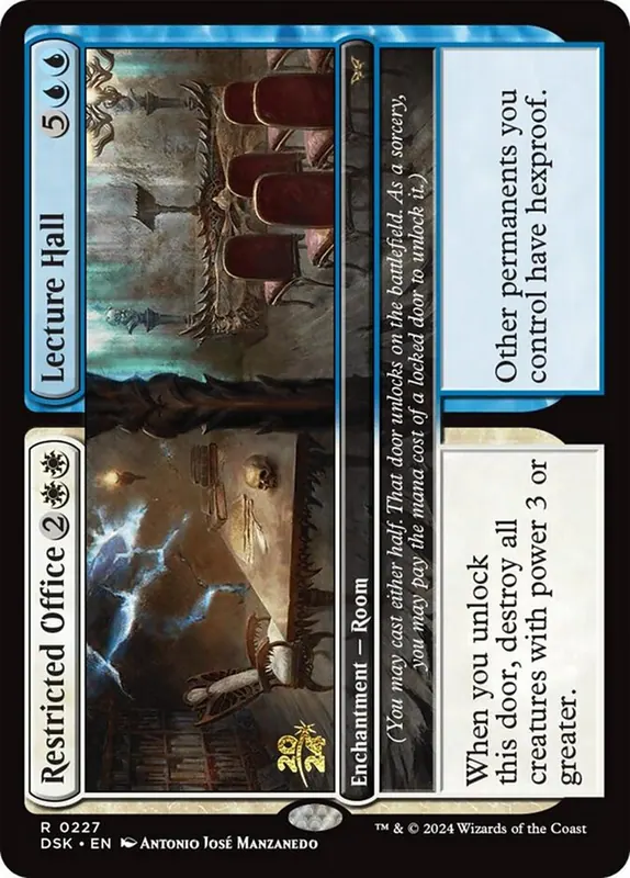 Restricted Office // Lecture Hall [Duskmourn: House of Horror Promos]
