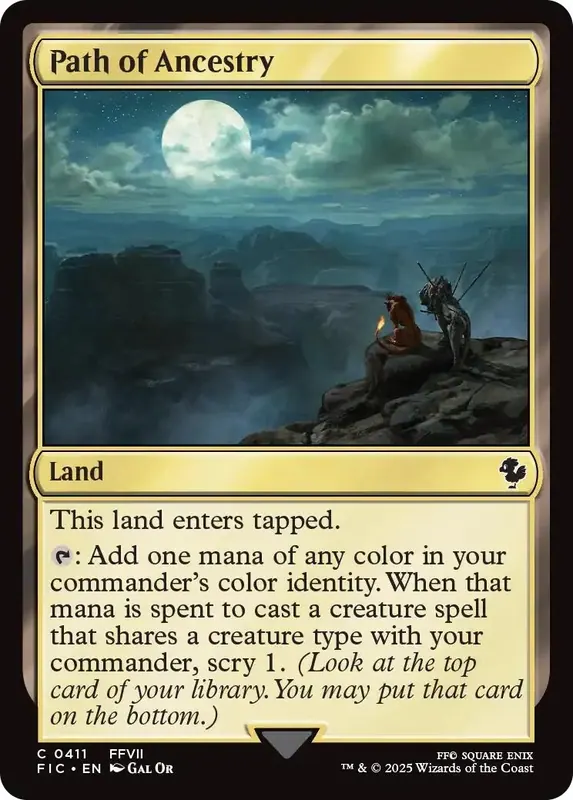 Path of Ancestry (Surge Foil) [FINAL FANTASY Commander]