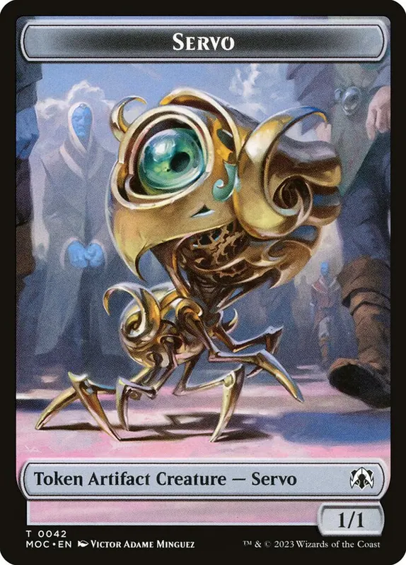 Servo [March of the Machine Commander Tokens]