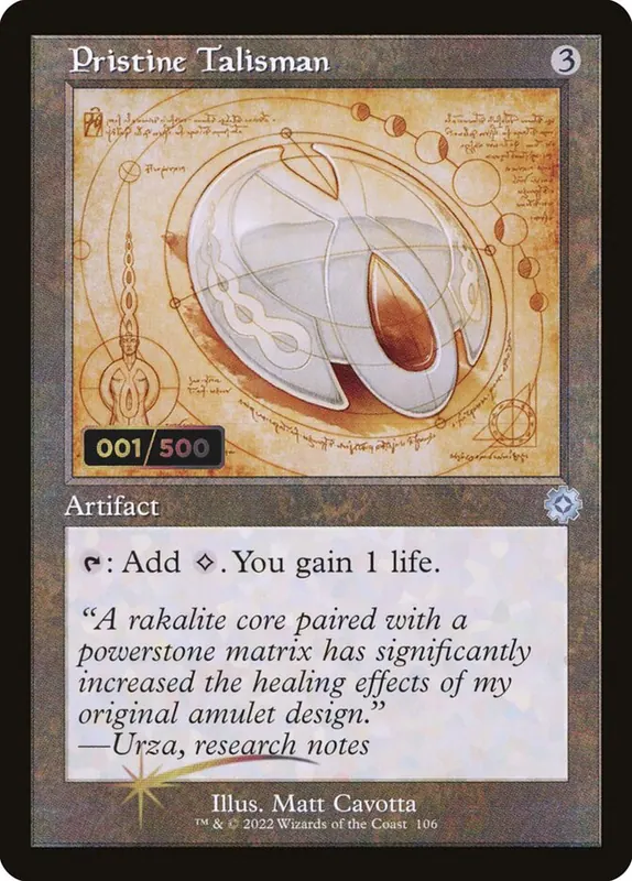 Pristine Talisman [The Brothers' War Retro Artifacts]