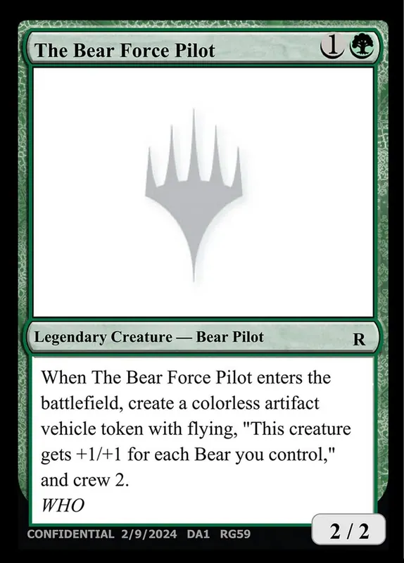 The Bear Force Pilot [Unknown Event]
