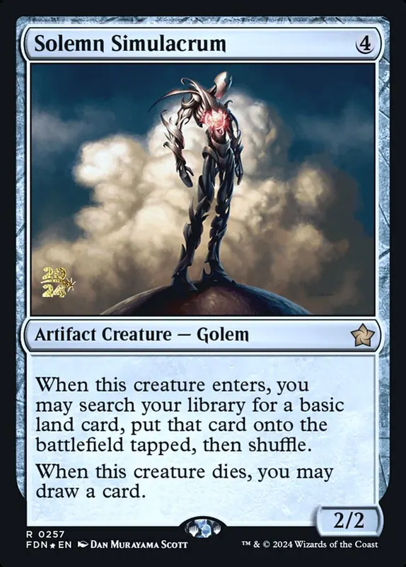Solemn Simulacrum [Foundations Promos]