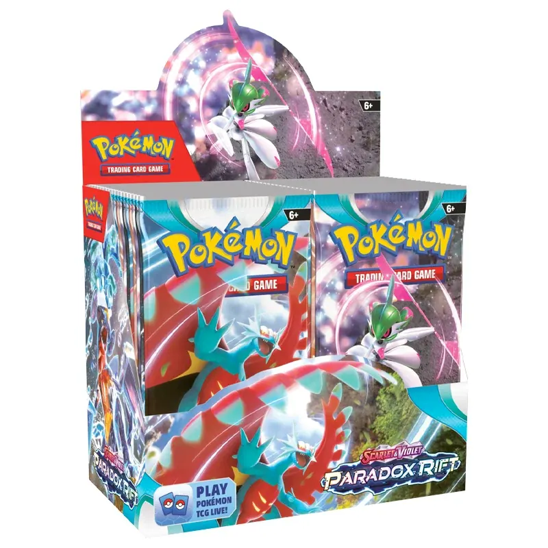 Caja De Sobres Pokémon – Scarlet & Violet Paradox Rift – Ingles & Español