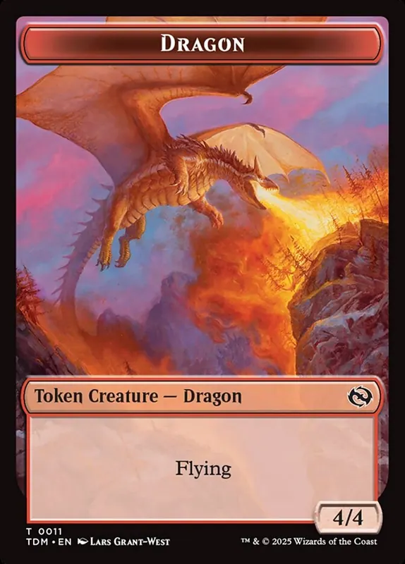 Dragon [Tarkir: Dragonstorm Tokens]
