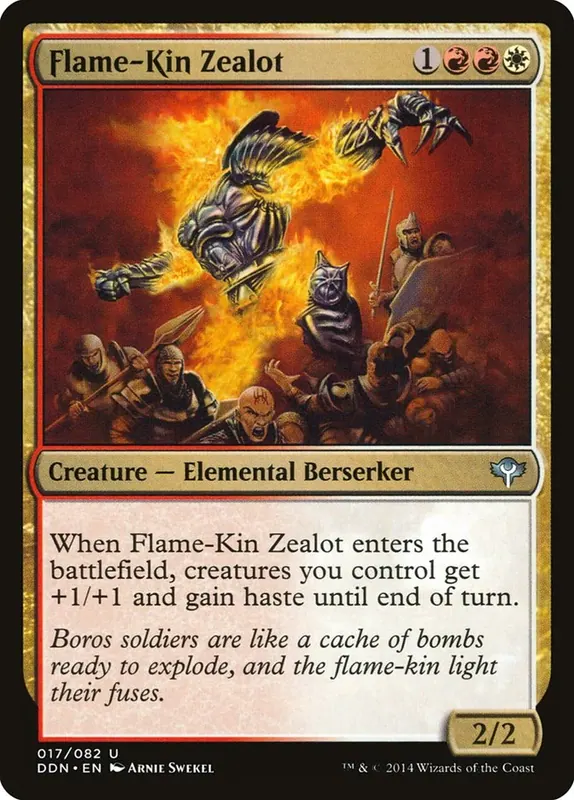 Flame-Kin Zealot [Duel Decks: Speed vs. Cunning]
