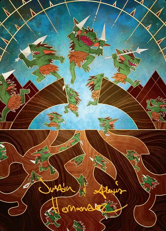 Empty the Warrens // Empty the Warrens [Secrets of Strixhaven Art Series]