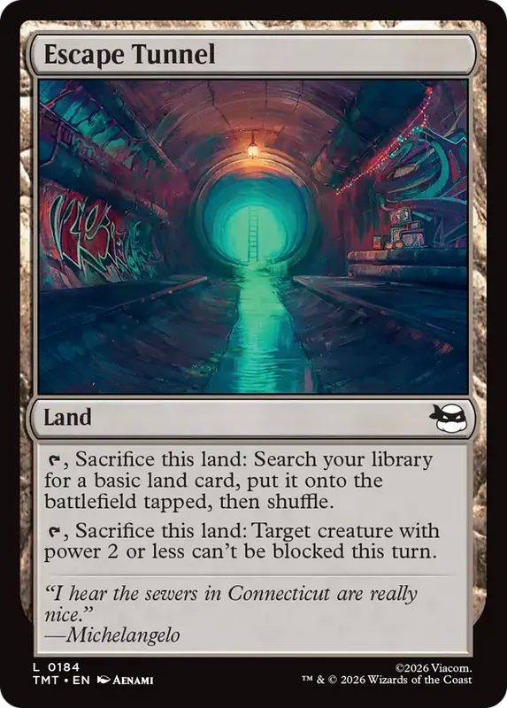 Escape Tunnel [Teenage Mutant Ninja Turtles]