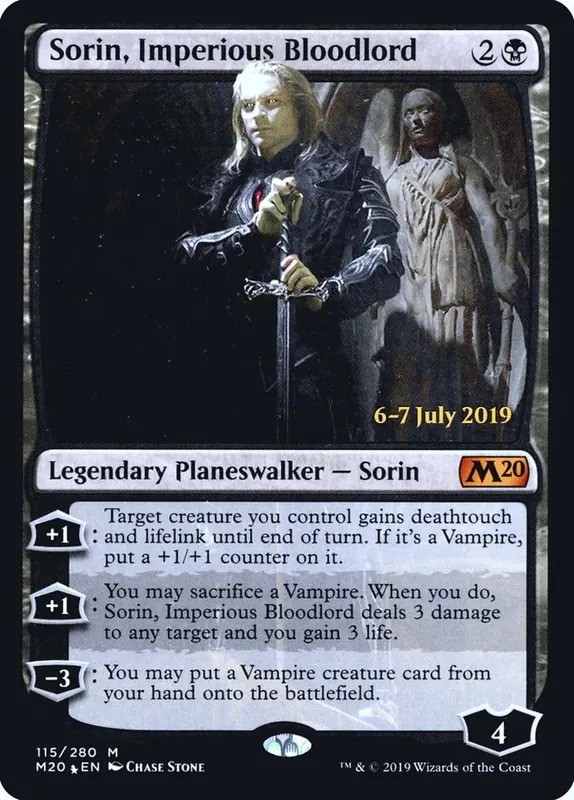 Sorin, Imperious Bloodlord - Español [Core Set 2020 Prerelease Promos]