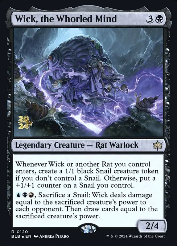 Wick, the Whorled Mind [Bloomburrow Promos]