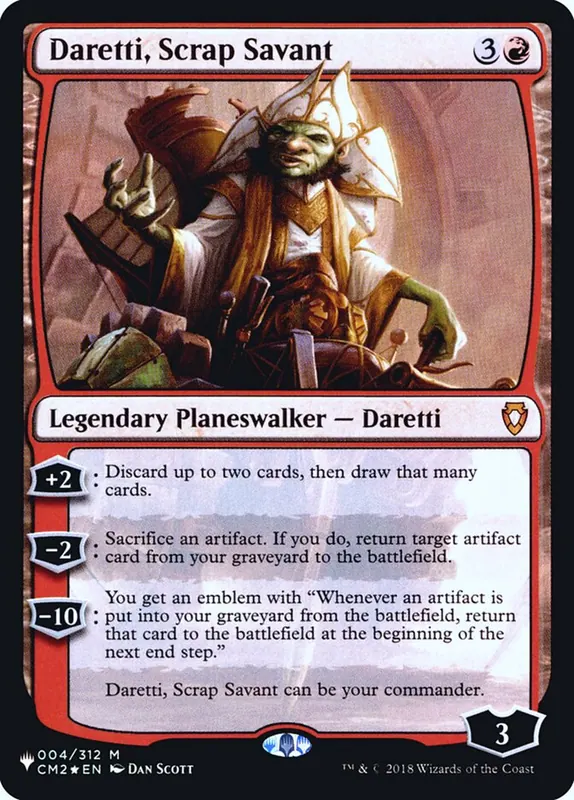 Daretti, Scrap Savant [The List]