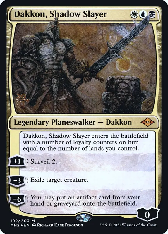 Dakkon, Shadow Slayer [Modern Horizons 2 Promos]