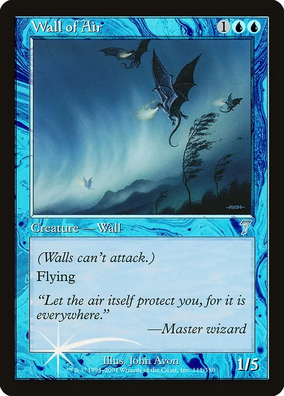 Wall of Air [Seventh Edition]