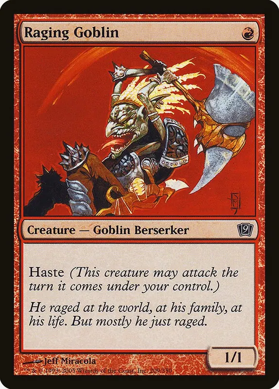 Raging Goblin [Ninth Edition]