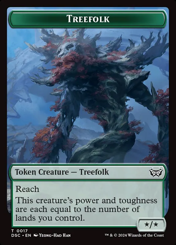 Treefolk [Duskmourn Commander Tokens]
