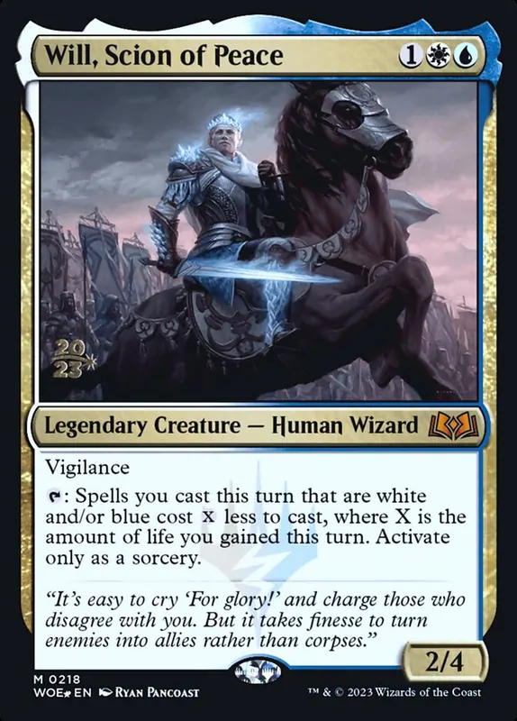 Will, Scion of Peace [Wilds of Eldraine Promos]
