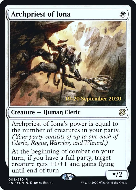 Archpriest of Iona [Zendikar Rising Promos]