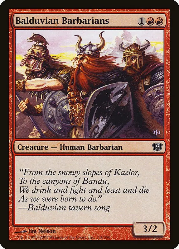 Balduvian Barbarians [Ninth Edition]